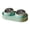 Mint Green, variant on White Elevated Cat Food Bowl Dog Feeding Station With Stainless Steel Bowls 10 Degree Tilted Design For Neck Comfort And Raised Rim For Indoor Cats And Small Dogs 15.75X8.66X4.72In 1.37Lb