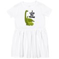 thumbnail image 3 of Inktastic I Love My Mom with Baby and Mommy Brontosaurus Girls Toddler Dress, 3 of 5