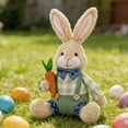 thumbnail image 5 of Easter Bunny and Egg Figurine Desktop Home Ornament Decoration, 5 of 5