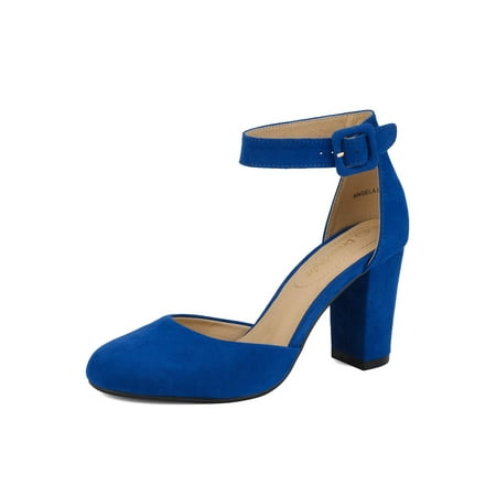 

Women‘s Black Nubuck High Heel Ankle Strap Party Pumps Shoes Women‘s Footwear