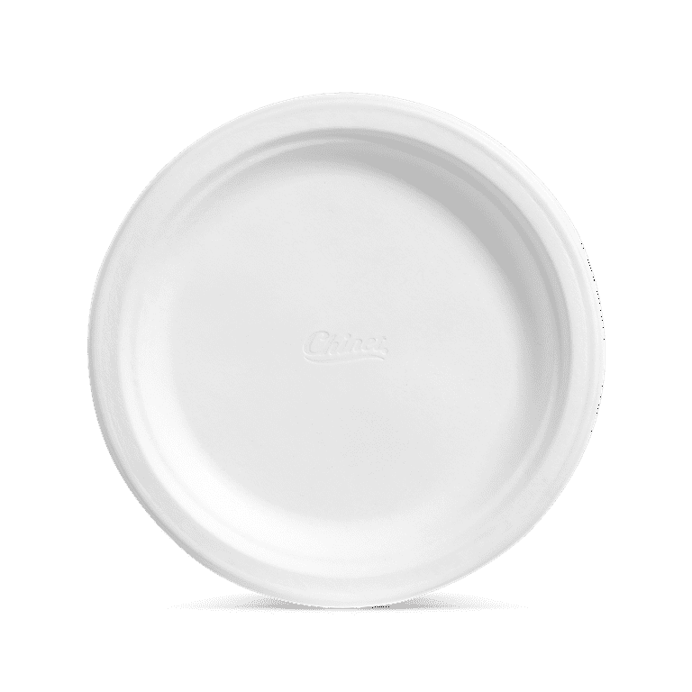 Chinet Classic Premium Disposable Paper Plates, 10 3/8, 80 Count