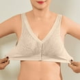 thumbnail image 4 of Censtreet Cotton Bra for Seniors, Front Snap Closure Bras, Front Snaps Breathable Bras for Older Women, 4 of 9