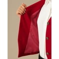 thumbnail image 5 of INSPIRE CHIC Women's Waistcoat Steampunk Velvet Christmas Sleeveless Button Down V-Neck Suit Vests XL Red, 5 of 6