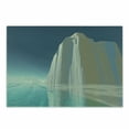 thumbnail image 1 of Ice Berg Cutting Board, Graphical Massive Frigid Structure by the Sea, Decorative Tempered Glass Cutting and Serving Board, in 3 Sizes, by Ambesonne, 1 of 2