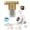 White, variant on Heavy Duty Metal Water Sediment Filter With Clear Housing 40 Unit Capacity