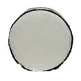 thumbnail image 2 of Parkland Collection Guroom 15.75x15.75" Jute Stitch Fabric Foot Stool in Beige, 2 of 3