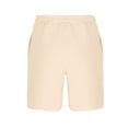 thumbnail image 6 of Mwjwdo Girls Summer Elastic Waist Drawstring Shorts Kids High Waisted Wide Leg Casual Beach Shorts with Pockets Beige 13 Years, 6 of 8