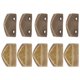 thumbnail image 1 of Herrajes Para Bolsos, Atractivos Decorativos Fácil De Reemplazar Ampliamente Aplicable Tope De Cremallera Pequeño Compacto Para Maletas Para Bolsos Para Ropa ANGGREK Otros, 1 of 8