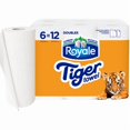 thumbnail image 1 of Tiger Essuie-tout Strong, 6 Équivaut à 12 Rouleaux, 98 Feuilles par Rouleau, 1 of 1