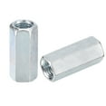 thumbnail image 1 of Unique Bargains 5pcs M14x19x45mm Coupling Nuts, Galvanized Carbon Steel Hex Threaded Rod Coupler, (New) 5 Count, 1 of 4