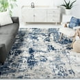 thumbnail image 2 of SAFAVIEH Skyler Jacques Distressed Area Rug, Grey/Navy, 6'7" x 6'7" Square, 2 of 8