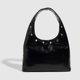 thumbnail image 4 of Bolso Hobo Slouchy Hombro Con Ojales PU para Mujer Al Aire Libre (), 4 of 9