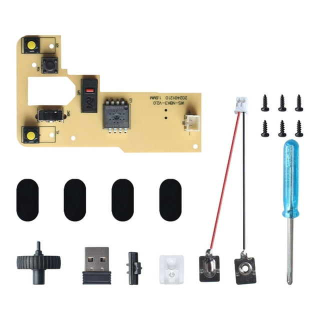 Impresiones de componentes del modelo de mouse inalámbrico imprimido 3D no incluye ergonómico premium bricolaje creativo modelos creativos de juego