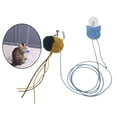 thumbnail image 4 of Funny Cat Toy Hanging Door Type Kitten Interactive Retractable with Suction Cup Toy Chase Exercise , yellow green, 4 of 8