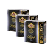 Basilur Ceylon tea Earl Grey 100 Tea Bags x 03 packs