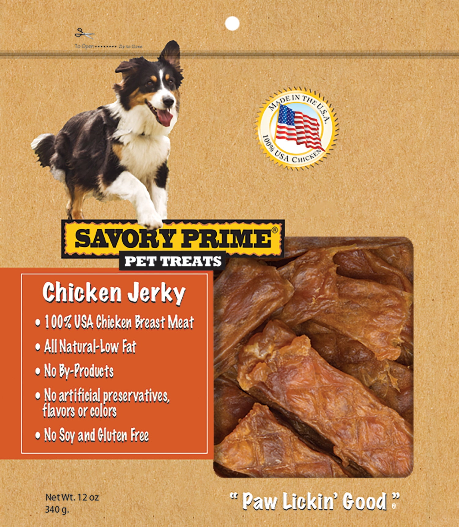 Savory Prime Natural Duck Jerky For Dogs - 48oz High-Protein Treat, Made From 100% Duck Breast, Soy & Gluten Free