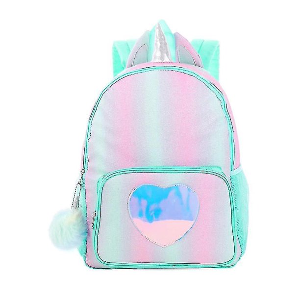 SEBNEEI,Rainbow School Bag For Girls, Unicorn Largecapacity Children's