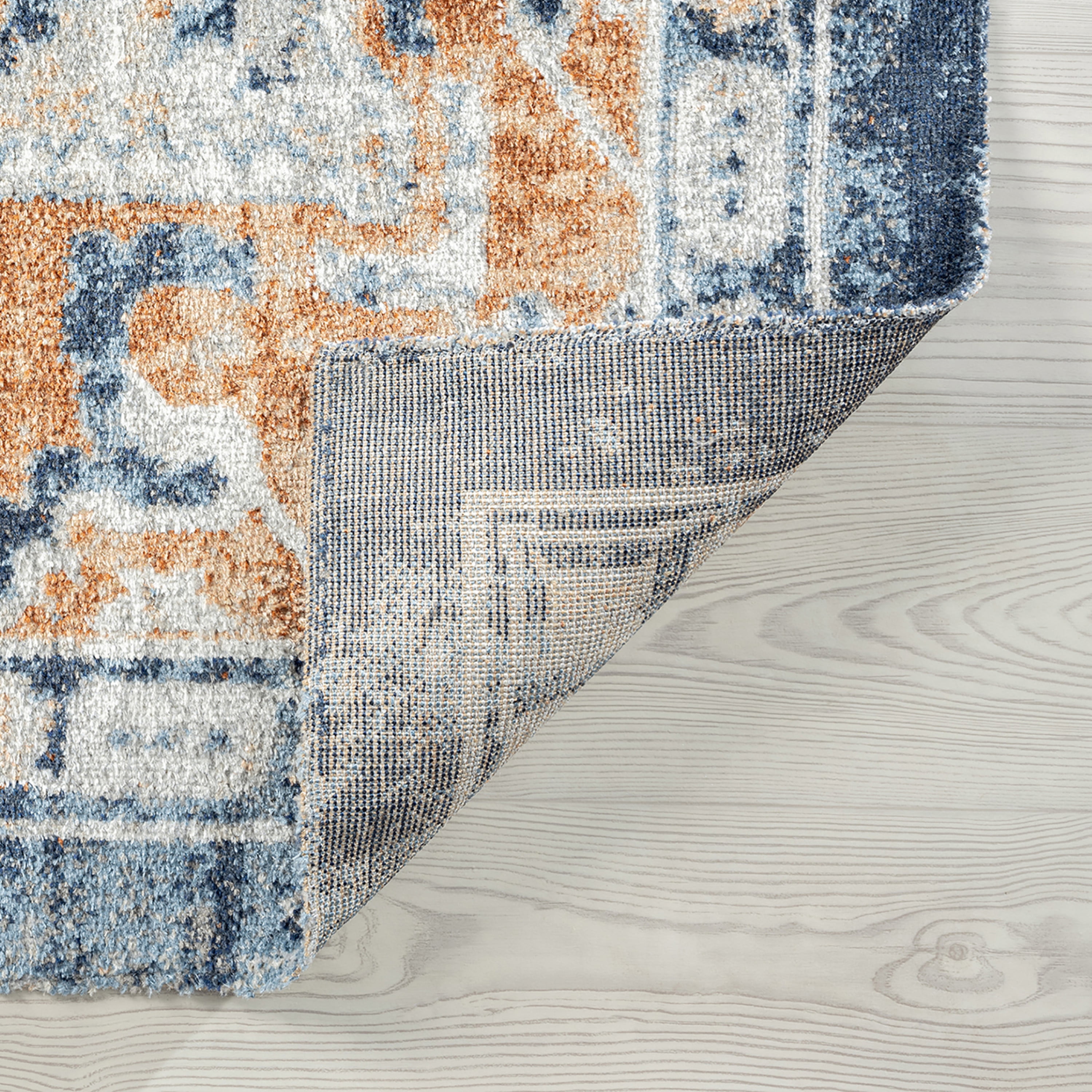Traditional 9x12 Area Rug (8'9'' x 11'3'') Oriental Rust, Rust Living Room Easy to Clean
