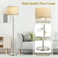 thumbnail image 3 of NATYSWAN Floor Lamp, Height Adjustable Standing Lamp Tall Lamp with Fabric Lampshade&Pull Chain Corner Floor Lamps for Living Room, Bedroom & Office Bulbs Not Included, 3 of 6