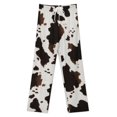 thumbnail image 3 of Animal Printing Cow Pajama Pants Comfortable Elastic Waist Pajamas Fashion Sleepwear Bottoms Plus Size Homewear, 3 of 6