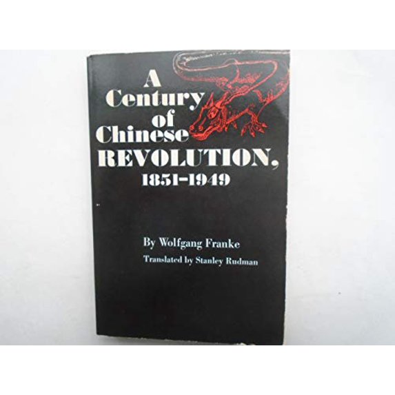 Pre-Owned A century of Chinese revolution, 1851-1949, 9780631119708, 0631119701, Hardcover,