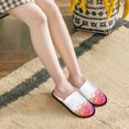 thumbnail image 5 of Rainbow Glitter Frame House Slippers for Women Indoor, Fuzzy Warm Women's Slippers House Shoes Bedroom Slippers, 5 of 7