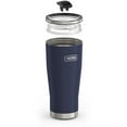 thumbnail image 4 of Thermos Stainless Steel Tumbler, w/ Slide Lock Lid, Mystical Navy, 24 oz, 4 of 13