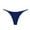 Blue, variant on Thongs for Women Naughty Double Strap Thong Low Waist Cotton Shape Panties