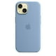 thumbnail image 3 of Funda de silicona para Apple iPhone 15 con MagSafe Winter Blue, 3 of 7