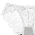 thumbnail image 4 of Panties for Women,Elegant Lace Detail Bikini Underwear for Women Comfortable and Panties,Womens Underwear,White,One Size, 4 of 4