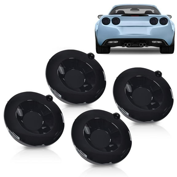 PIT66 LED Brake Lamp Tail Lights Smoke Lens Coupe Smoked Lens Black Housing Fit For 05-13 Chevrolet Corvette C6