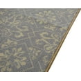 thumbnail image 3 of Custom Size Skid Resistant Backing Rug Runner Trellis Floral Abstract Grey Cut to Size Roll Runner Rug By Feet, 3 of 5
