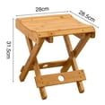 thumbnail image 3 of large Nanzhu Folding Stool Portable Solid Bamboo Outdoor Fishing, 3 of 5