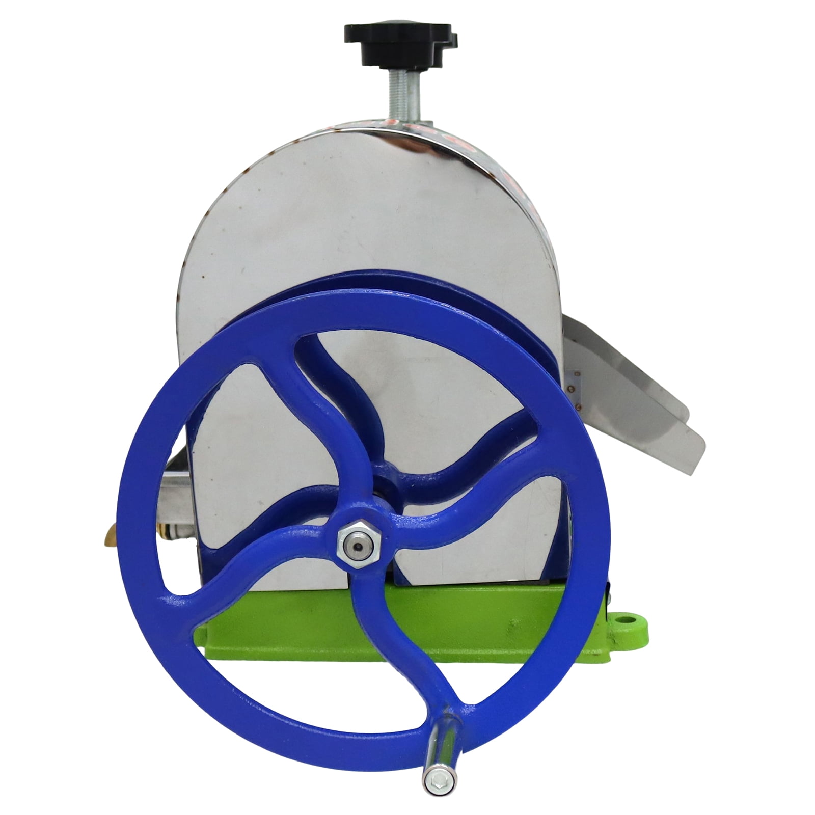 PreAsion Sugar Cane Pess Juicer Machine Manual Sugarcane Juice Extractor Stainless Steel Shell with 2 Knives