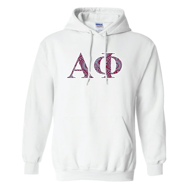 Victory Alpha Phi Hooded Sweatshirt Greek Letters Design Alpha Phi Hooded Sweatshirt