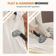 thumbnail image 3 of Standing Garment Steamer for Clothes,1500W Professional Wrinkle Remover Heats in 45 Seconds,Full-Size,1.7L Water Tank, 3 of 9