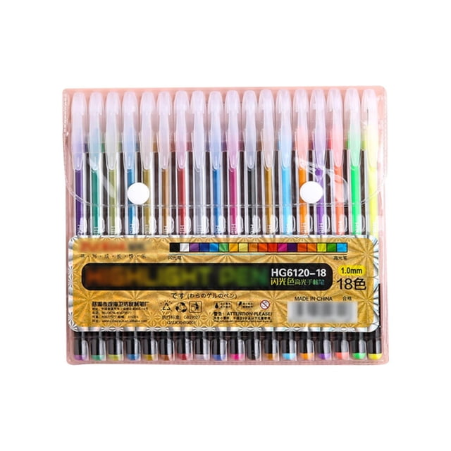 Highlighter Set Students Multi Color Flash Pen Key Mark Sending Pen Painting Color Pen 10ML