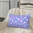thumbnail image 5 of Daiia Blue Skull Daisy Bedding Waterproof Pillow Protector Zippered Queen – Bed Bug Proof Pillow Encasement-20"x30", 5 of 6