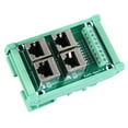 thumbnail image 1 of 4 Way Buss Board, Multi Port Rail Mount Interface Module Stable  Easy Operation  For Office, 1 of 8