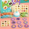 thumbnail image 1 of Baby Puzzle Toys Colorful Multi Pattern Delicious Desserts Attract Attention Clear Print Train Reaction Logical Thinking Family Parent-Child Interactive Desserts Toys Entertainment Suppli, 1 of 1