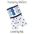 thumbnail image 2 of Little Star Organic Boys Boxer Briefs Underwear, 7Pk, Size 6-20, 2 of 7