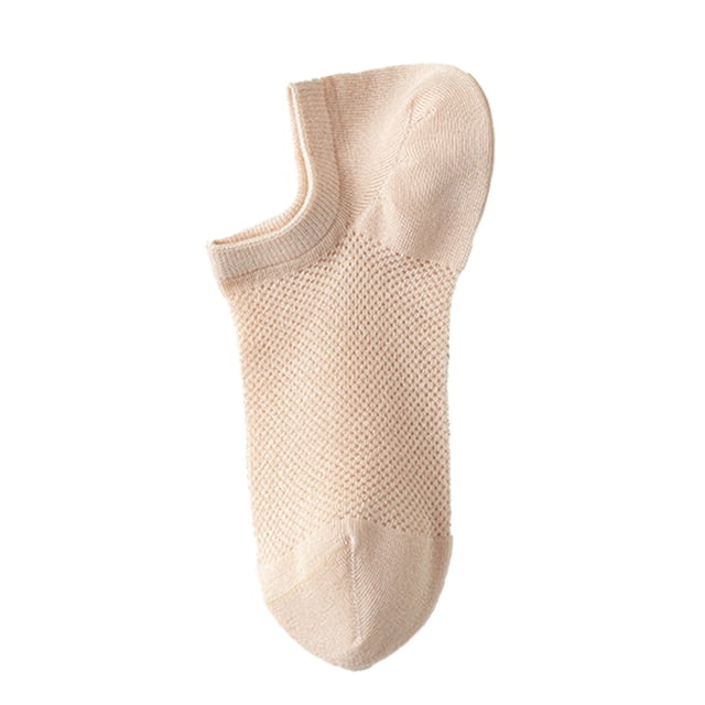 WZXFASHION Candy Colored Socks For Spring And Summer Boneless Boat Socks Clothing Shoes & Accessories Orange One Size