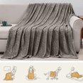 thumbnail image 5 of Queen Size Soft Fleece Blanket Throw Blankets for Couch & Bed,Luxury Plush Fuzzy Flannel Blanket,Breathable Microfiber Throws Rug,Super Soft Warm Lightweight Throw Blanket for Travel, 5 of 7