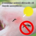 thumbnail image 2 of 78 Parches Repelentes Mosquitos Pegatinas Naturales para Viajes Al Aire Libre () Amarillo, 2 of 4