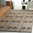 thumbnail image 2 of SAFAVIEH Natural Fiber Willis Geometric Area Rug, Natural/Black, 4' x 6', 2 of 8