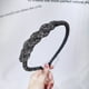 thumbnail image 2 of Sonducket Diadema con tejido de diamantes de imitación, diadema de punto, bandas para el cabello ostentosas, diademas con purpurina, accesorios de estilo Accesorio para el cabello Gris Sonducket AP010013-04B, 2 of 6