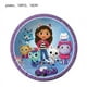 thumbnail image 2 of -productos decorativos para fiesta de Cumpleaños de Niños, vajilla desechable con bandera temática de casa de muñecas Gabby, globo extraíble（15PCS banner, 2 of 5