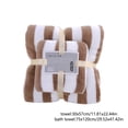 thumbnail image 3 of PATLOLLAV Bath Towels,Oversized Bathroom Towels,Coffee White Stripe Towels Soft Towel Set 1 Bath Towels1 Hand Towels Soft Premium Microfiber Bath Towel Set Absorbent Towel,12x22inch,30x47inch, 3 of 5