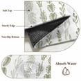 thumbnail image 6 of Round Rugs 3.3 Ft, Sage Green Botanical Non Slip Area Rugs for Kitchen Bedroom Entryway, Modern Farmhouse Tropical Leaves Washable Carpet Runner Rug Floor Mats for Bedroom Home Decor, 6 of 8