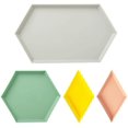 thumbnail image 1 of Serving Trays, Flat Trays Plastic Jewelry Tray Trinket Dish, 1 of 4